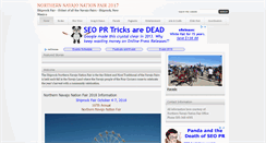 Desktop Screenshot of northernnavajonationfair.org